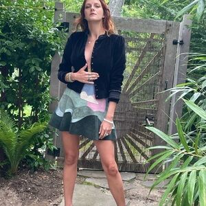 Amazing unique leather skirt from Marc Jacobs